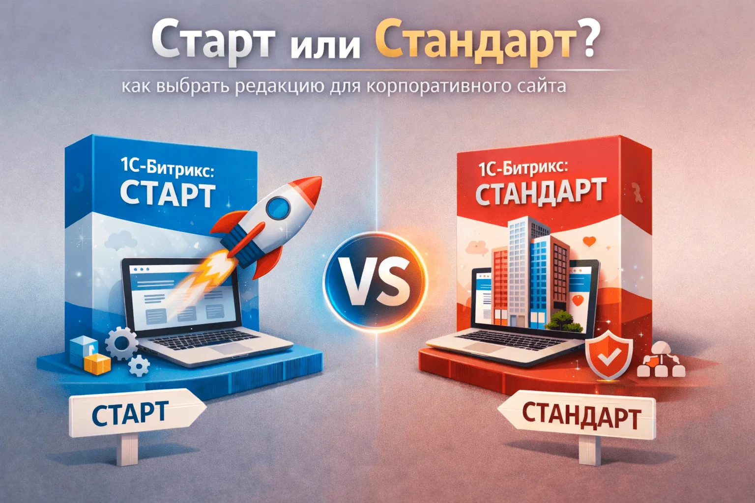 Старт или Стандарт: как выбрать редакцию для корпоративного сайта в Сургуте